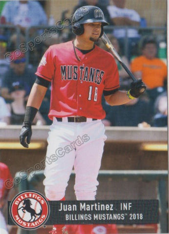 2018 Billings Mustangs Juan Martinez