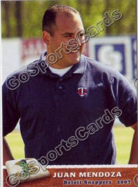 2007 Beloit Snappers Juan Mendoza