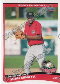 2012 Tri City ValleyCats Juan Minaya