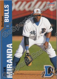 2012 Durham Bulls Juan Miranda