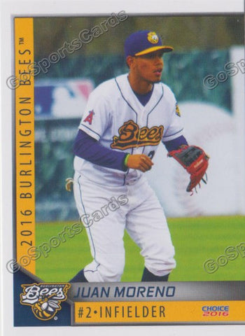 2016 Burlington Bees Juan Moreno