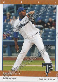 2011 Tulsa Drillers Juan Nicasio