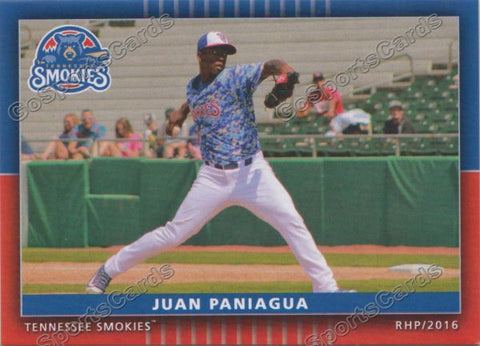 2016 Tennessee Smokies Juan Paniagua