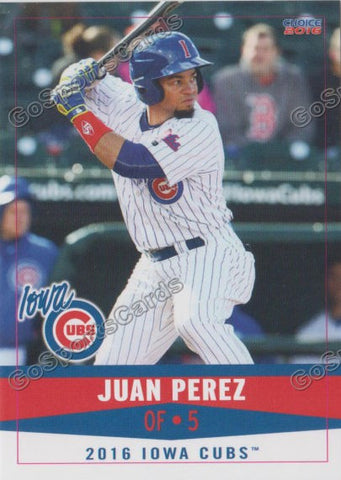 2016 Iowa Cubs Juan Perez