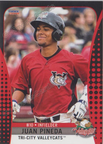 2018 Tri City ValleyCats Juan Pineda