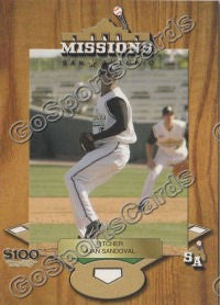 2005 San Antonio Missions Juan Sandoval