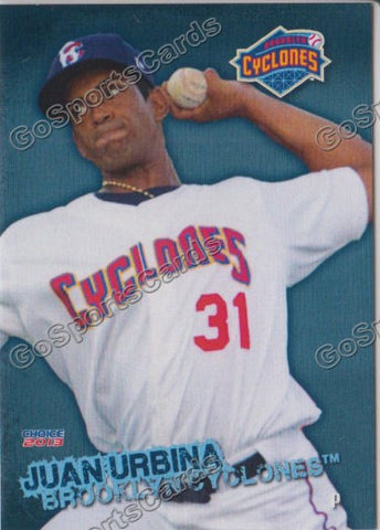 2013 Brooklyn Cyclones Juan Urbina