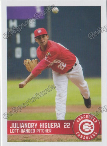 2016 Vancouver Canadians Juliandry Higuera