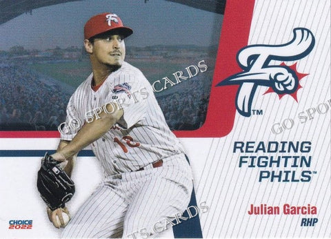 2022 Reading Fightin Phils 1st Julian Garcia