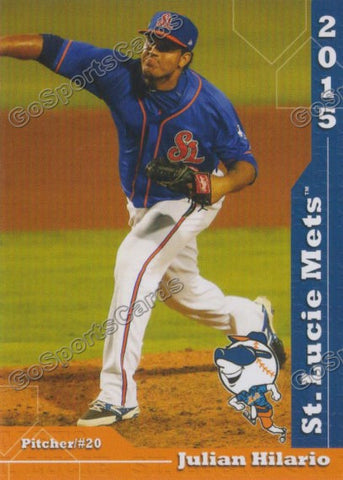 2015 St Lucie Mets Julian Hilario