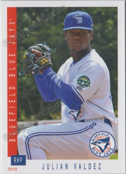 2019 Bluefield Blue Jays Julian Valdez