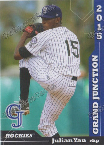 2015 Grand Junction Rockies Julian Yan