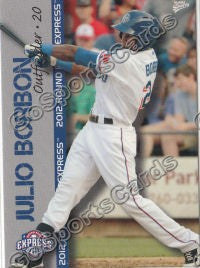 2012 Round Rock Express Julio Borbon