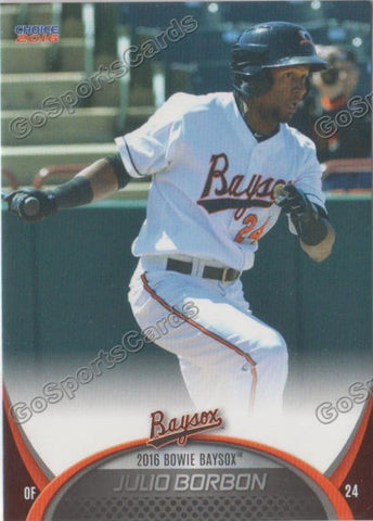 2016 Bowie Baysox Julio Borbon