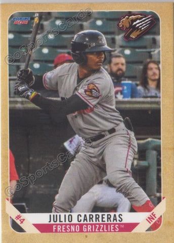 2021 Fresno Grizzlies Julio Carreras