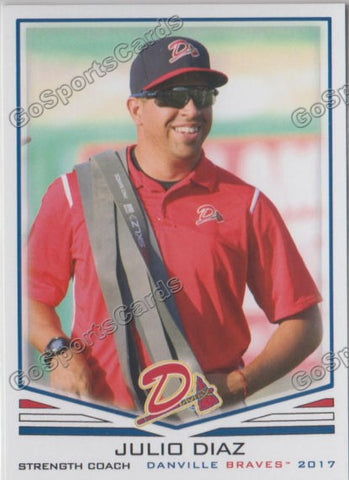 2017 Danville Braves Julio Diaz