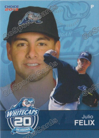 2013 West Michigan Whitecaps Julio Felix