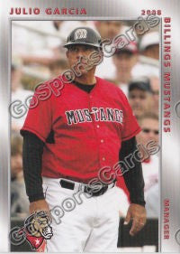 2008 Billings Mustangs Julio Garcia