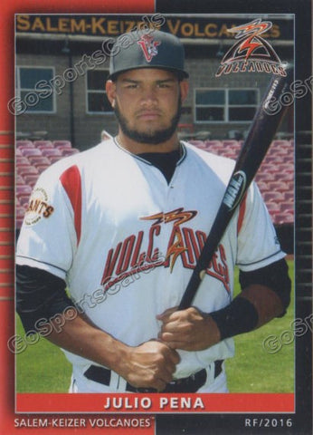 2016 Salem Keizer Volcanoes Julio Pena
