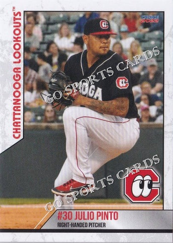 2022 Chattanooga Lookouts Julio Pinto