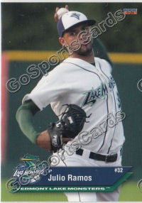 2012 Vermont Lake Monsters Julio Ramos