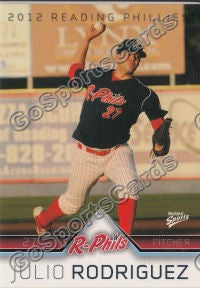 2012 Reading Phillies Julio Rodriguez