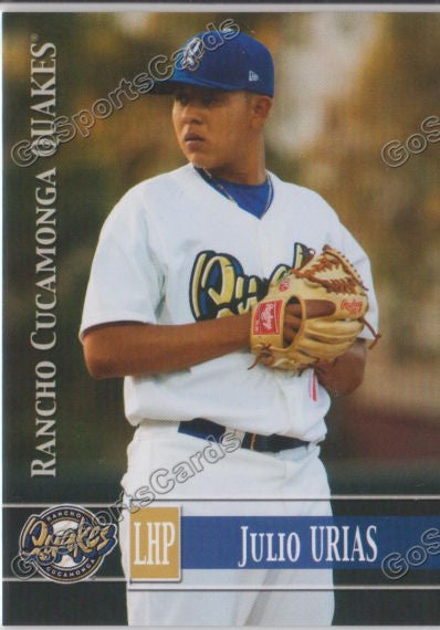 2014 Rancho Cucamonga Quakes Julio Urias