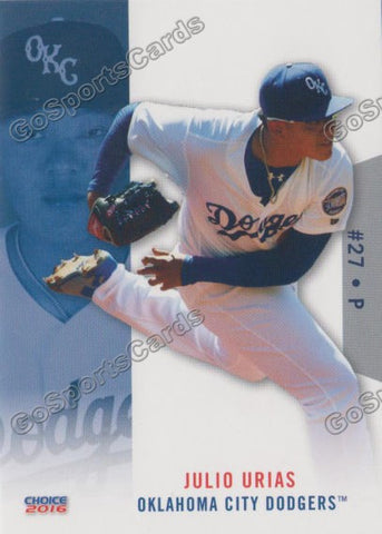 2016 Oklahoma City Dodgers Julio Urias