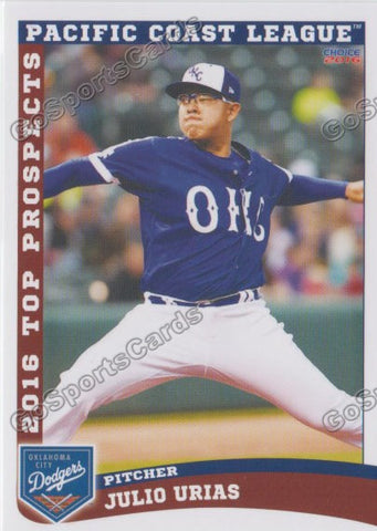 2016 Pacific Coast League Top Prospect PCL Julio Urias