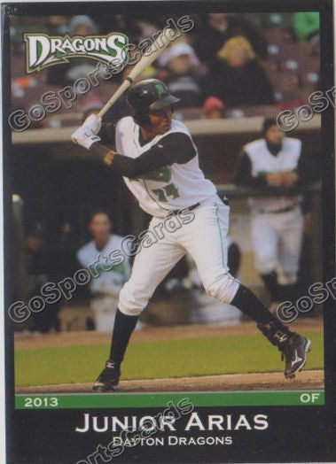 2013 Dayton Dragons Junior Arias