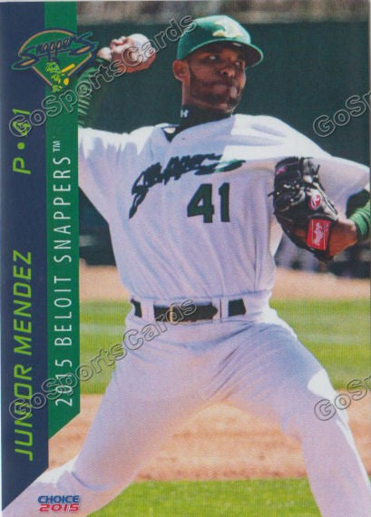 2015 Beloit Snappers Junior Mendez