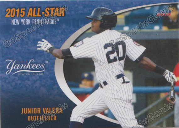 2015 New York Penn League All Star NYPL Junior Valera