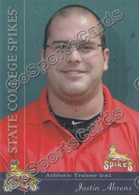 2012 State College Spikes Justin Ahrens