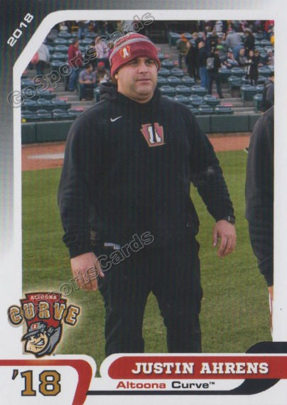 2018 Altoona Curve Justin Ahrens
