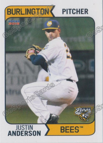 2015 Burlington Bees Justin Anderson