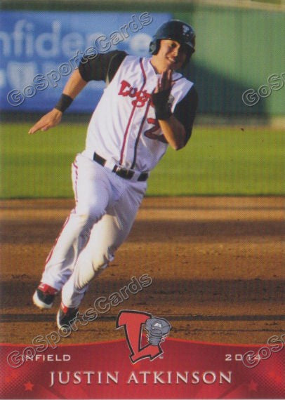 2014 Lansing Lugnuts Justin Atkinson