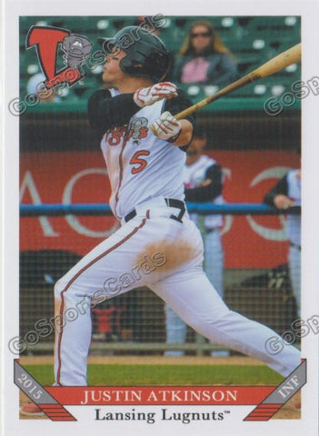 2015 Lansing Lugnuts Justin Atkinson