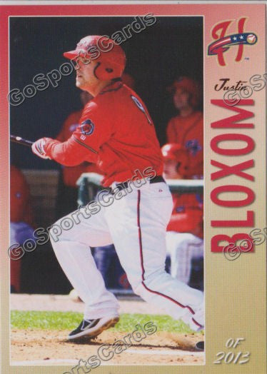2013 Harrisburg Senators Justin Bloxom