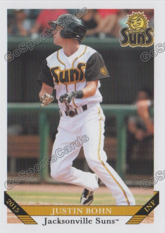 2015 Jacksonville Suns Justin Bohn