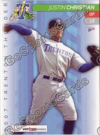 2007 Trenton Thunder Justin Christian