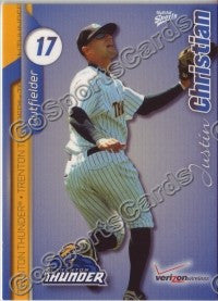 2010 Trenton Thunder Justin Christian