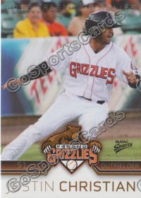2012 Fresno Grizzlies Justin Christian