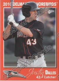 2010 Delmarva Shorebirds Justin Dalles