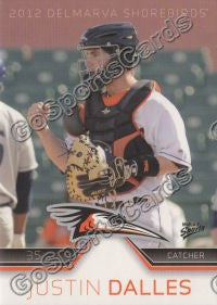 2012 Delmarva Shorebirds Justin Dalles