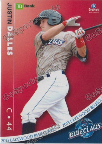 2013 Lakewood BlueClaws SGA Justin Dalles