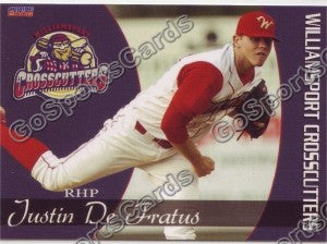 2008 Williamsport Crosscutters Justin De Fratus