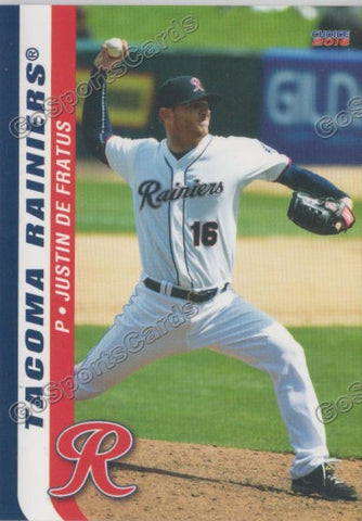 2016 Tacoma Rainiers Justin De Fratus DeFratus
