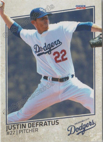 2018 Oklahoma City Dodgers Justin Defratus