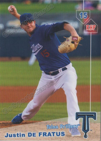 2019 Tulsa Drillers Justin De Fratus