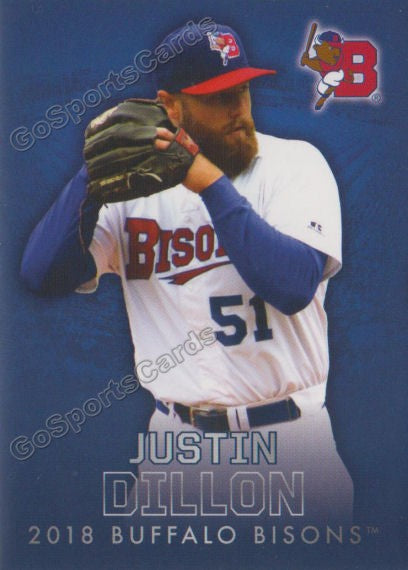 2018 Buffalo Bisons Justin Dillon